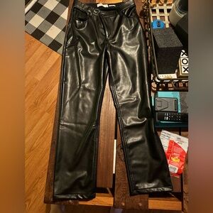 Abercrombie vegan leather pants